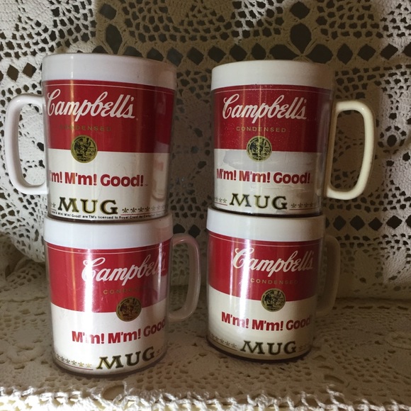 Vintage 1991 Campbell’s soup insulated mug set 4 - Picture 7 of 7